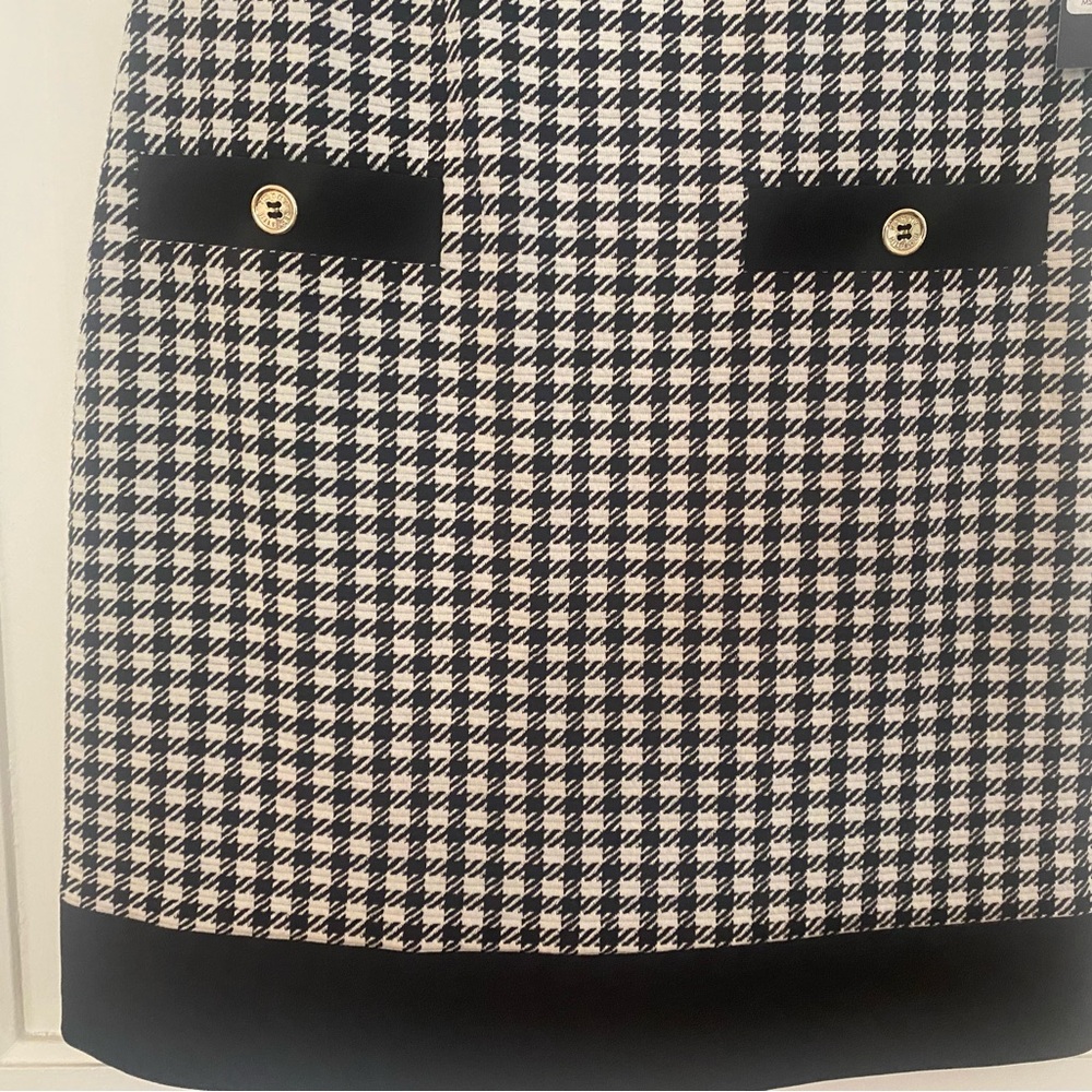 Tommy Hilfiger B/W Checked Dress Size 4